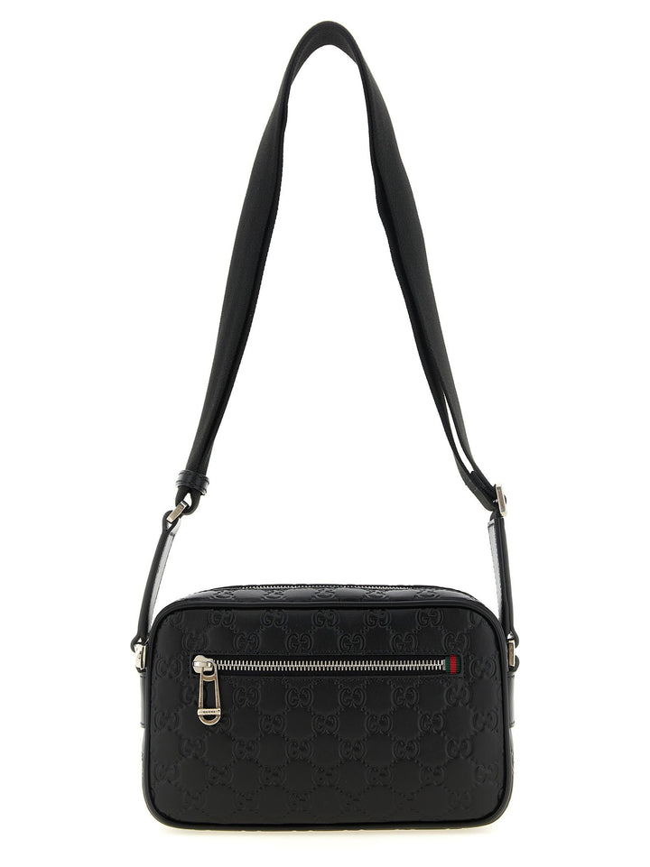 Men’s Gucci Black Calfskin Crossbody Bag