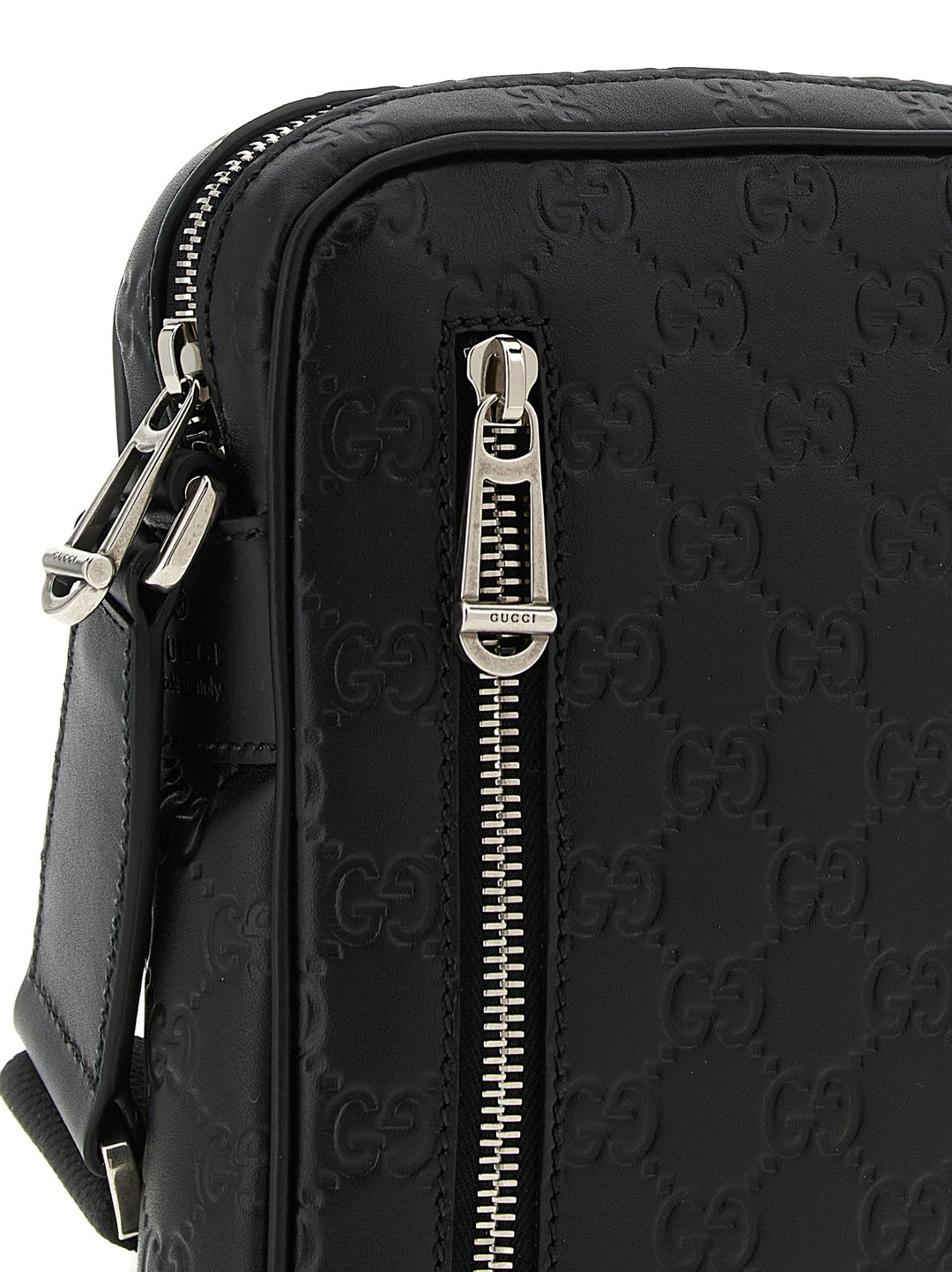 Men’s Gucci Black Calfskin Crossbody Bag
