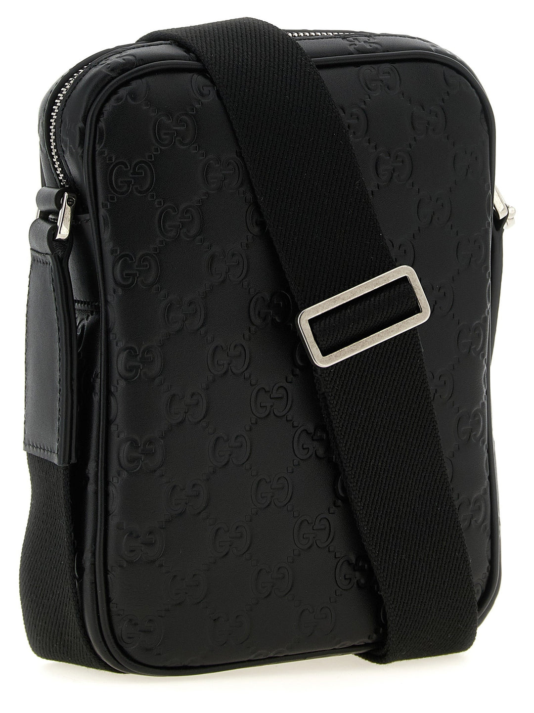 Men’s Gucci Black Calfskin Crossbody Bag