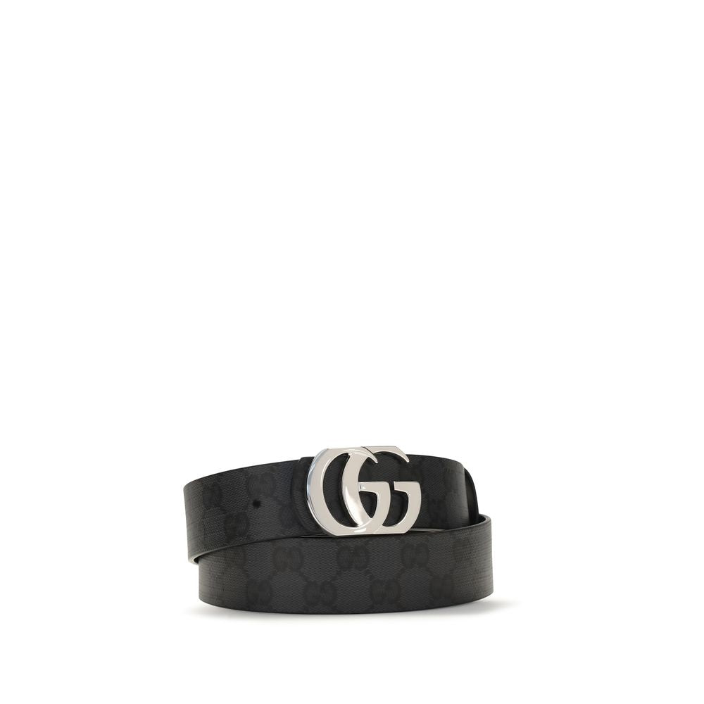 Gucci Black Cotton Belt