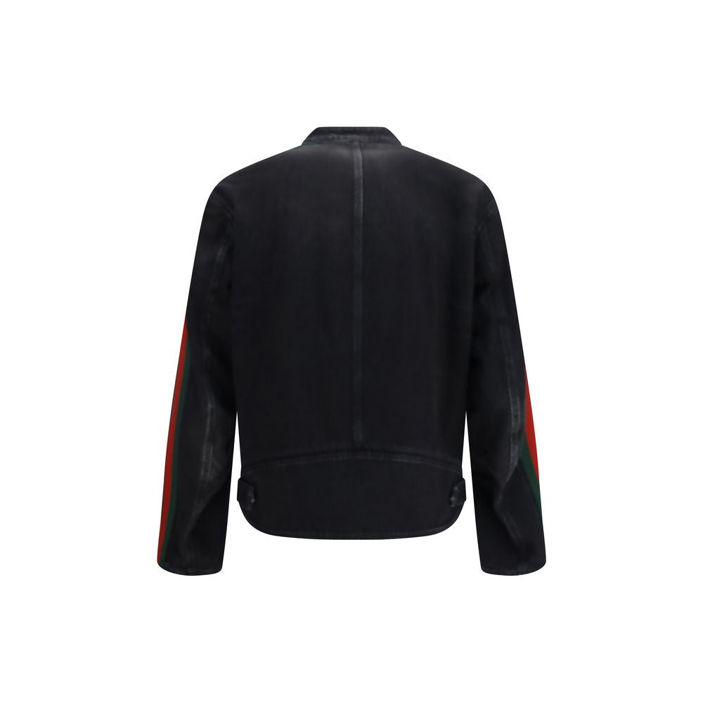 Men’s Gucci Black Cotton Biker Jacket