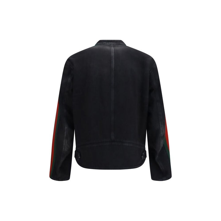 Men’s Gucci Black Cotton Biker Jacket