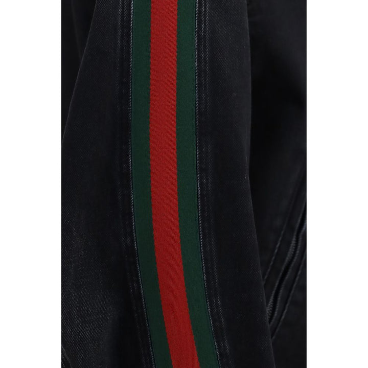 Men’s Gucci Black Cotton Biker Jacket