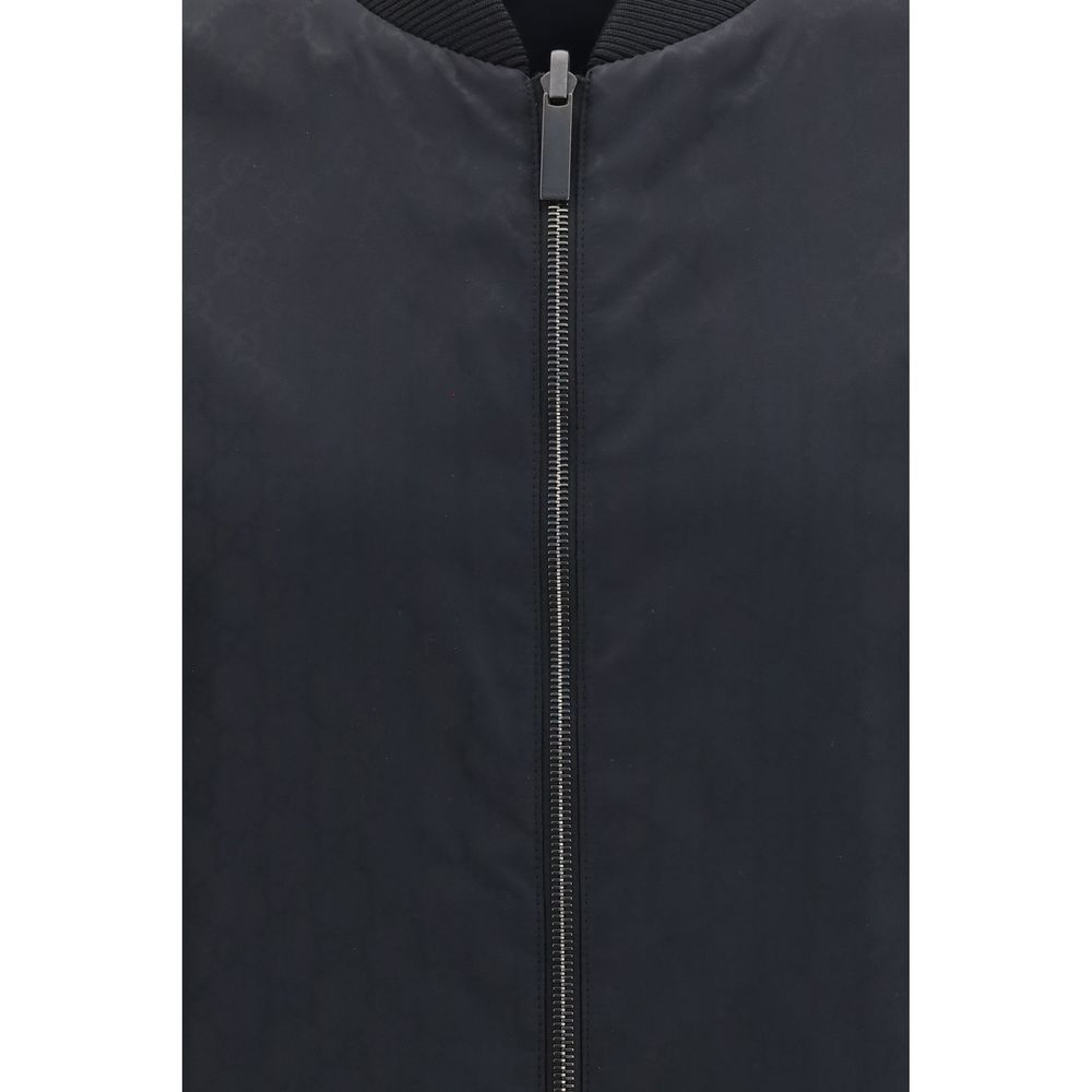 Men’s Gucci Black Polyamide Bomber