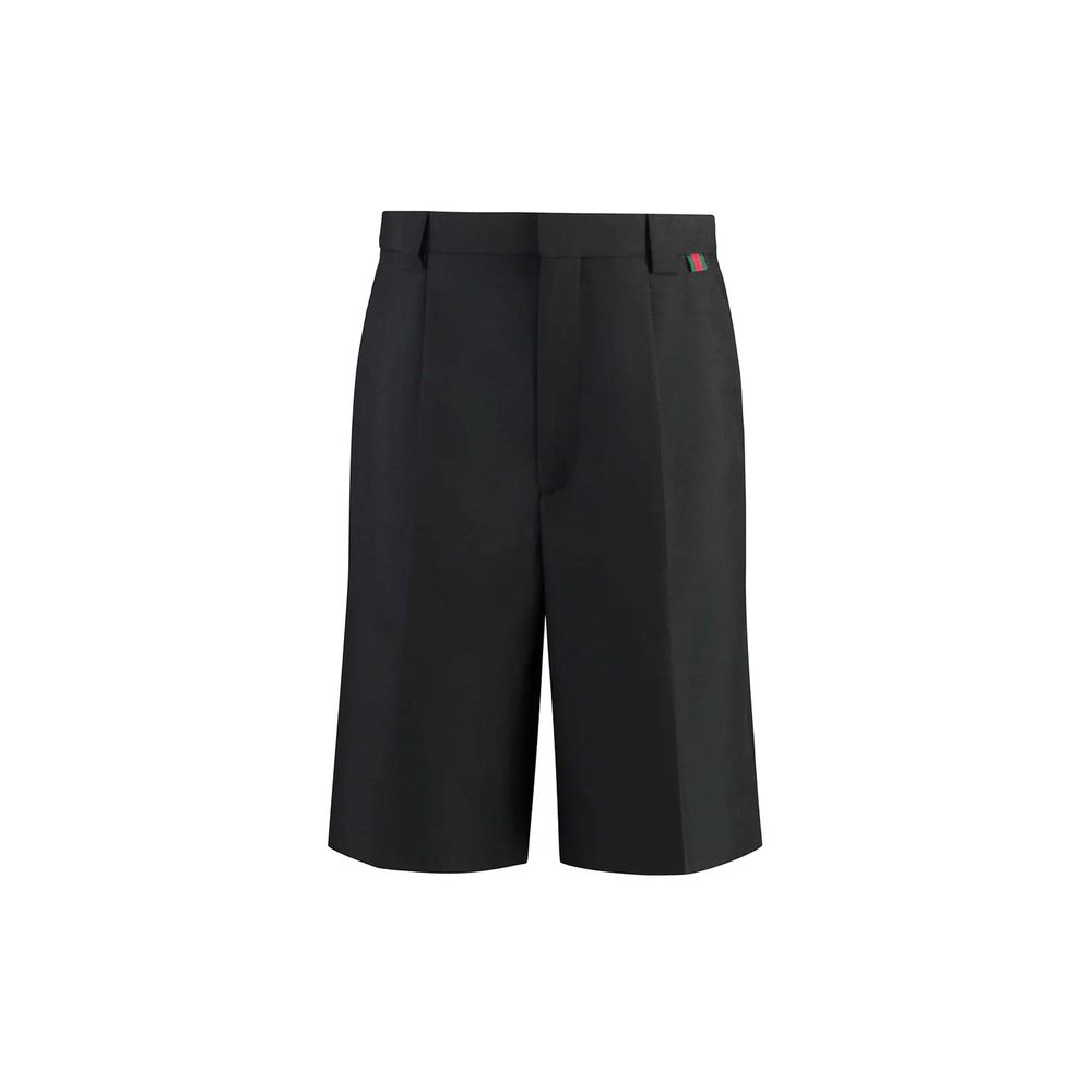 Men’s Gucci Black Polyester Bermuda Shorts