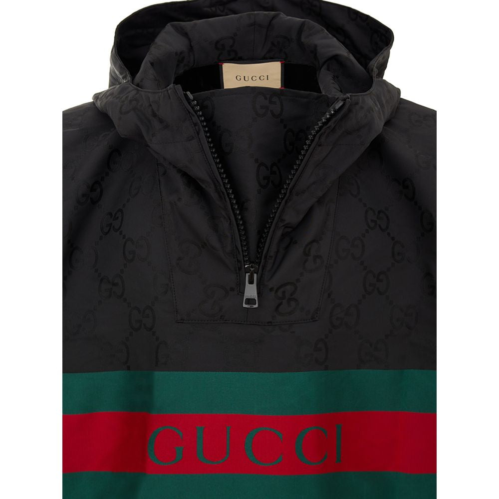 Men’s Gucci Black Polyester Trench Coat