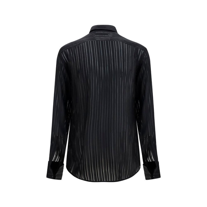 Men’s Gucci Black Silk Dress Shirt