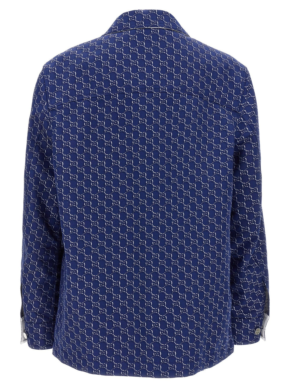 Men’s Gucci Blue Cotton Biker Jacket