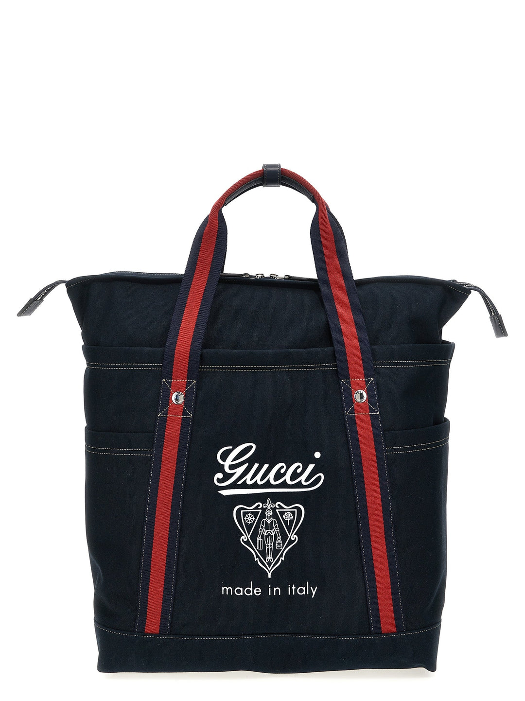 Men’s Gucci Blue Cotton Tote Bag