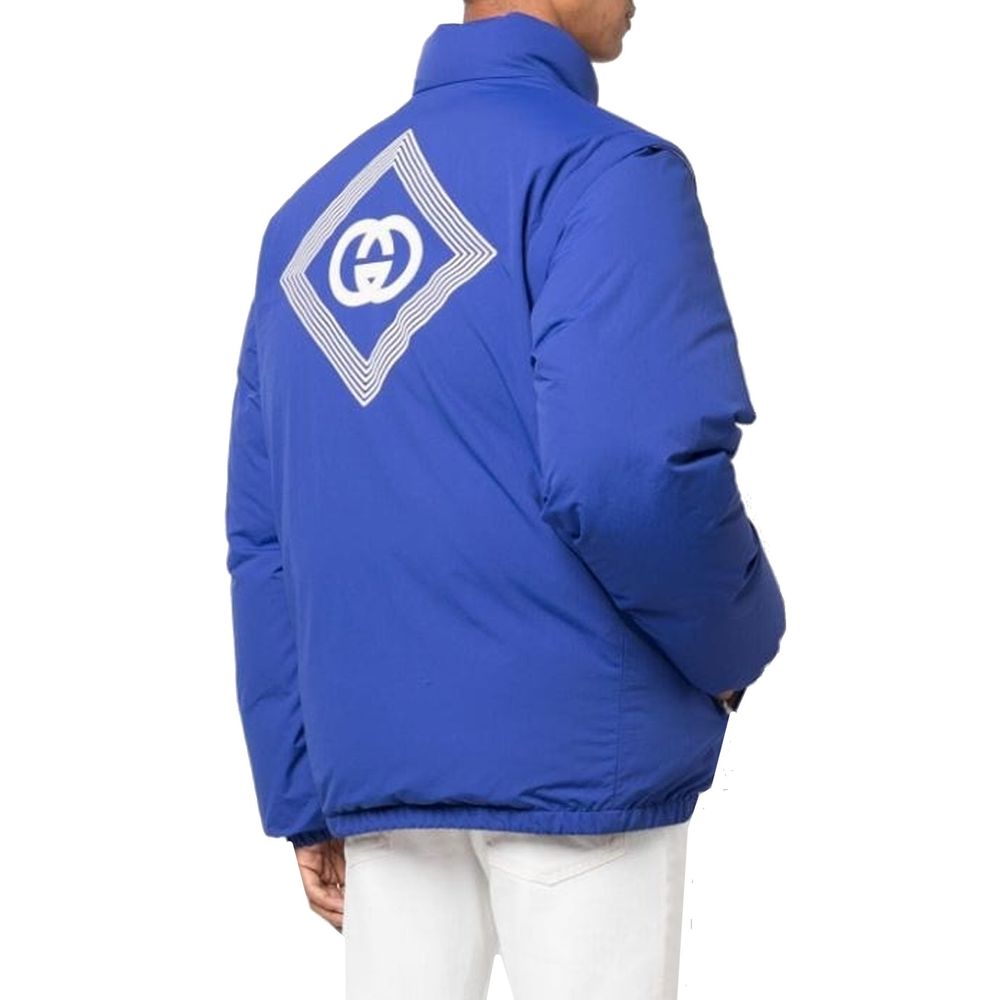 Men’s Gucci Blue Polyamide Full-length Jacket