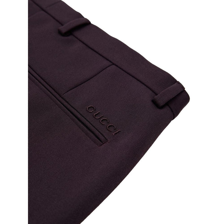 Men’s Gucci Bordeaux Wool Dress Pants