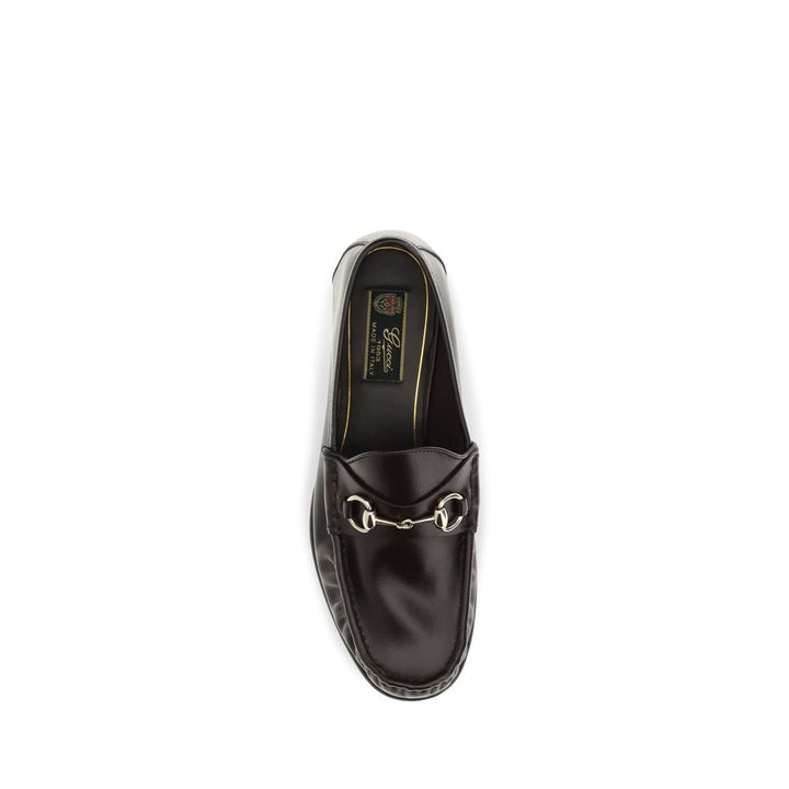 Men’s Gucci Brown Calf Leather Bos Taurus Slip-on Loafers
