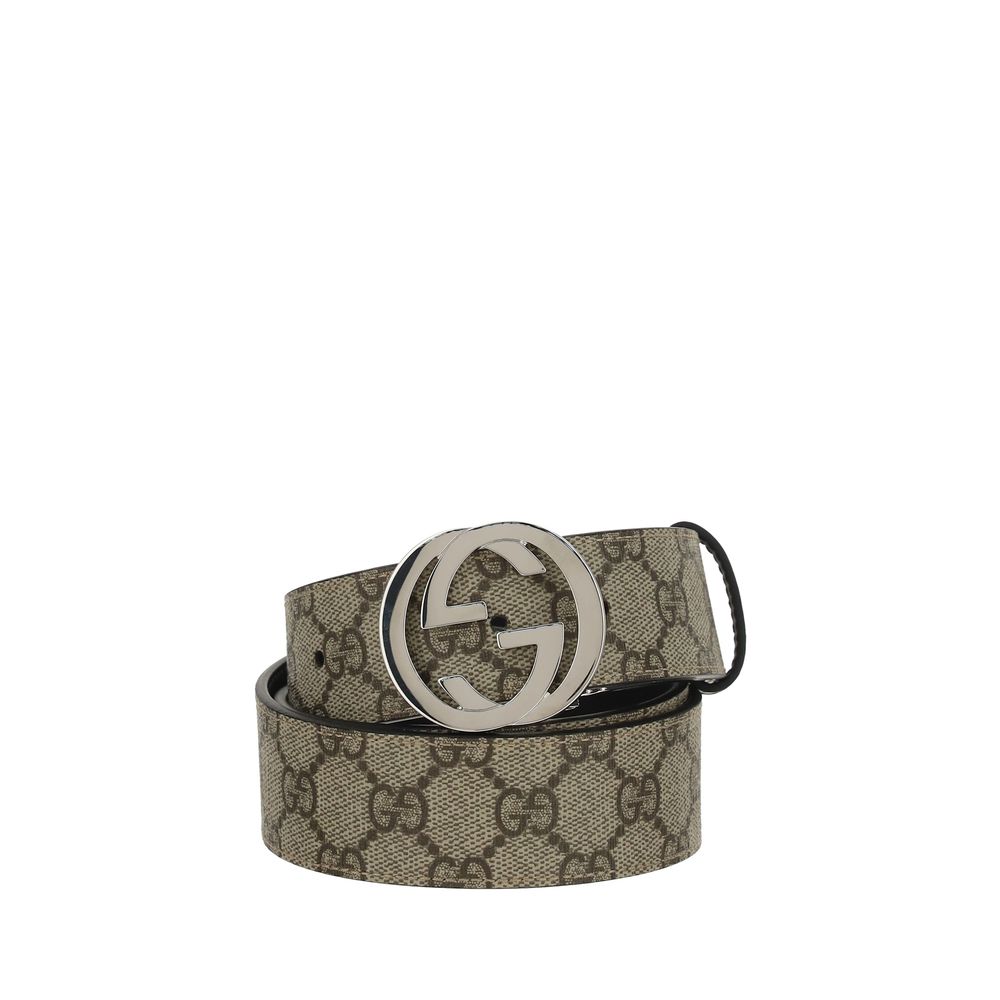 Gucci Brown Cotton Regular Belt