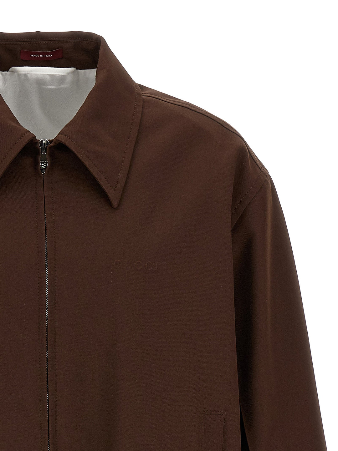 Men’s Gucci Brown Wool Full-length Jacket