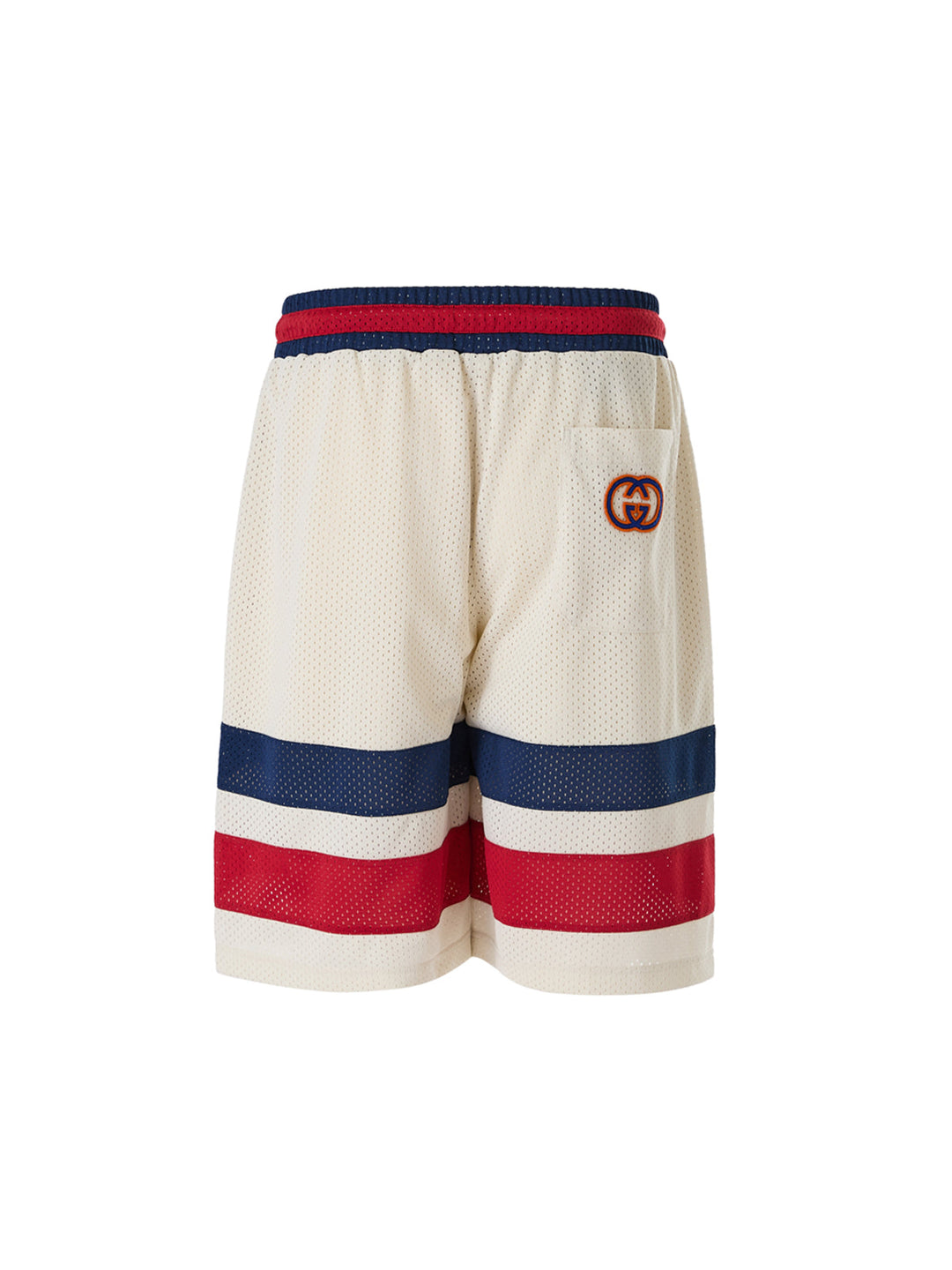 Men’s Gucci Cream Polyester Logo Shorts