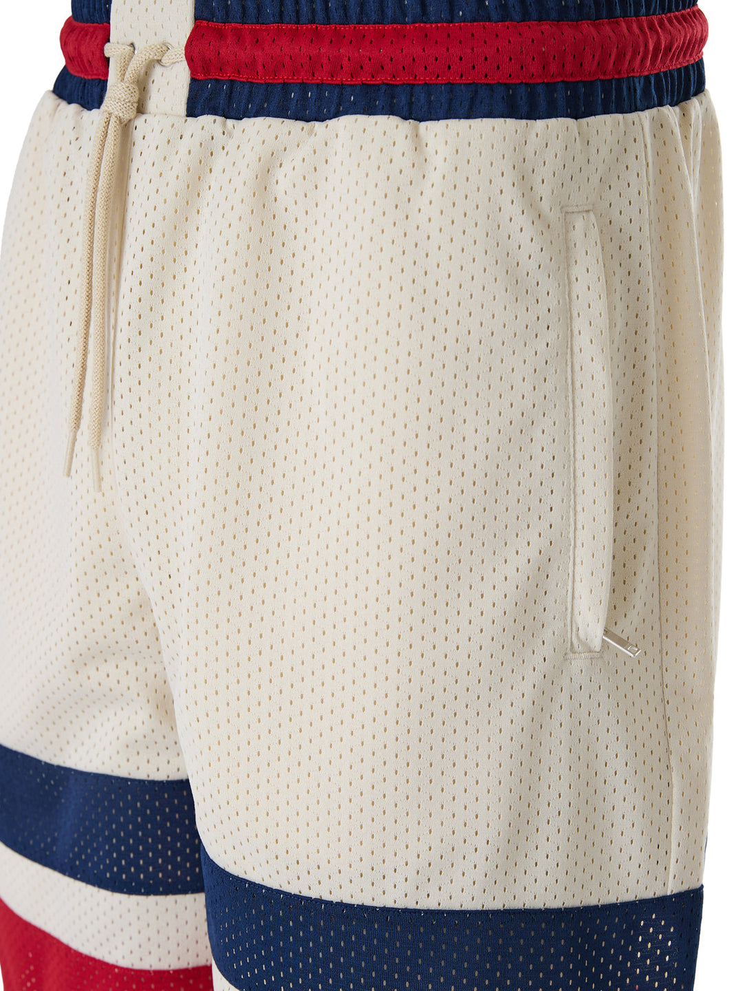 Men’s Gucci Cream Polyester Logo Shorts
