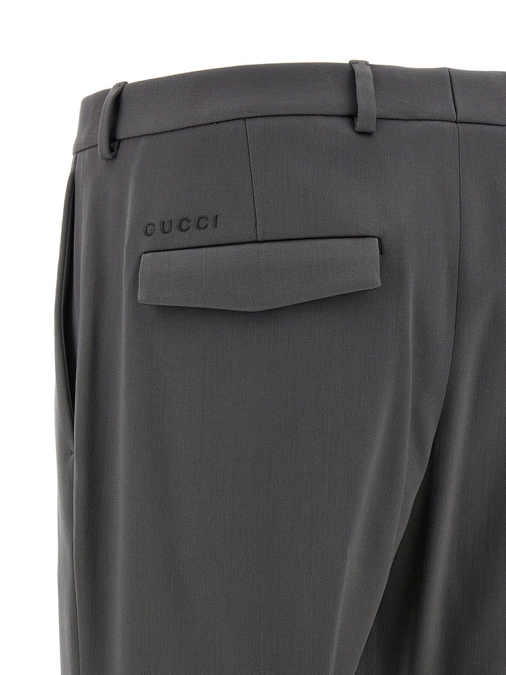 Men’s Gucci Gray Wool Dress Pants
