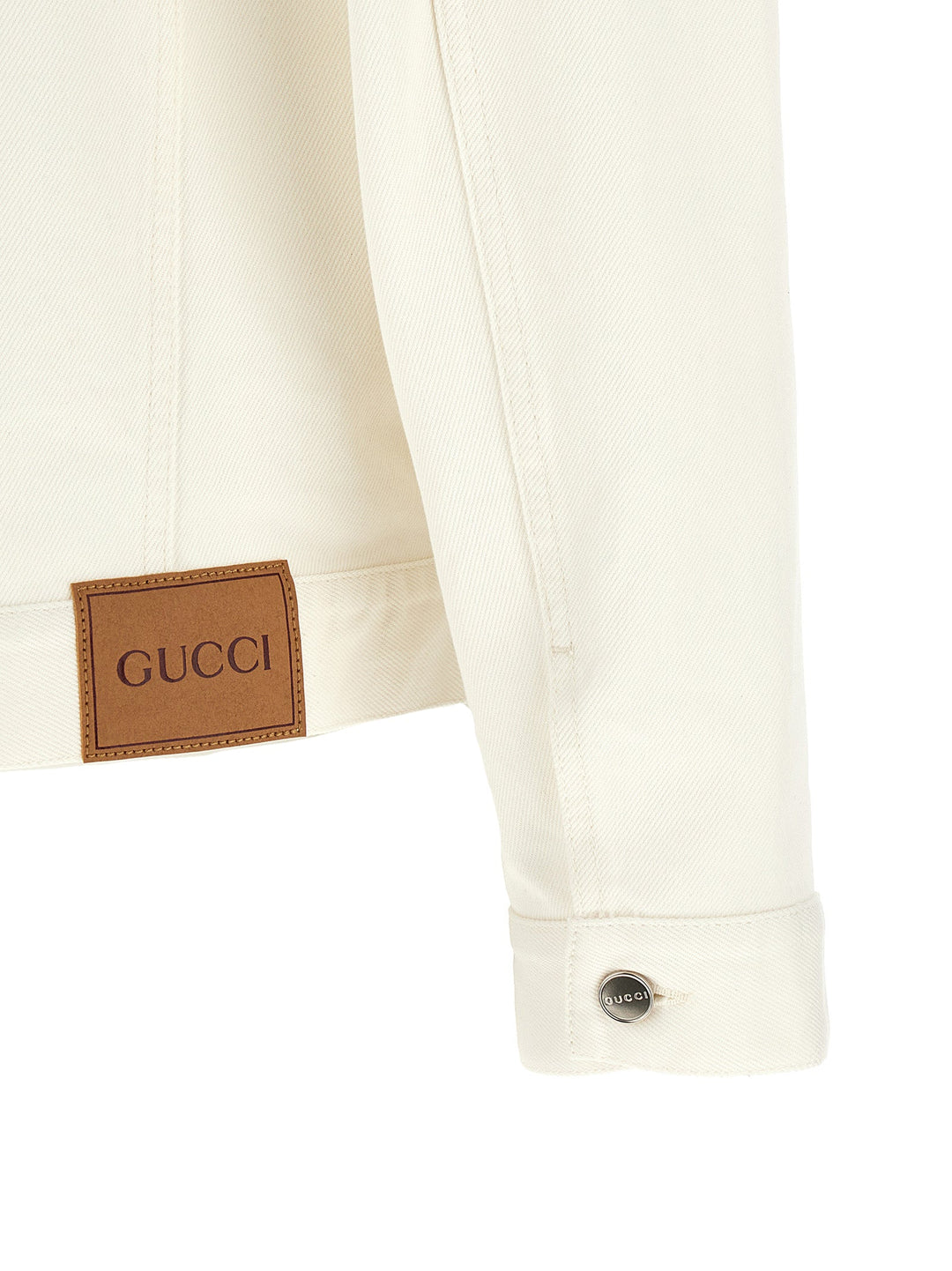 Men’s Gucci White Cotton Denim Jacket