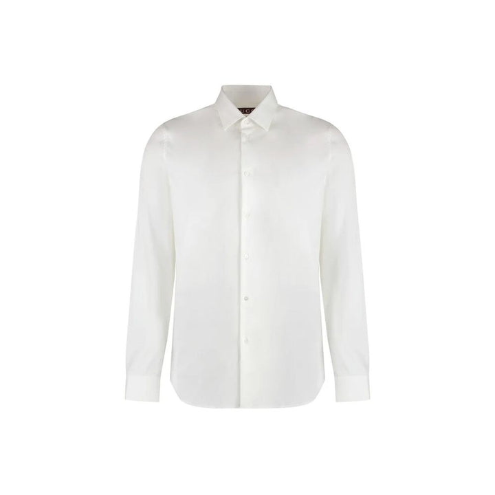 Men’s Gucci White Cotton Dress Shirt