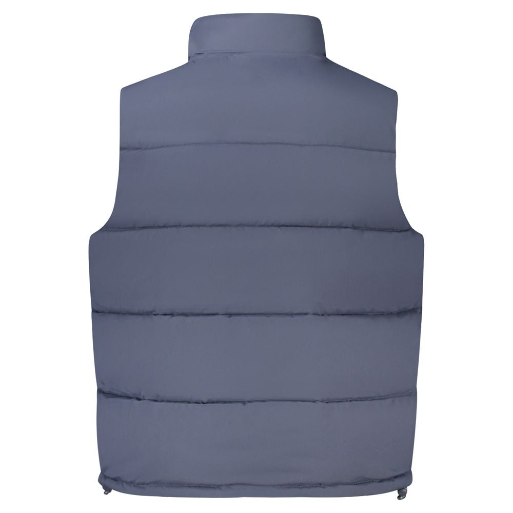 Men’s Guess Jeans Blu Polyester Sleeveless Jacket