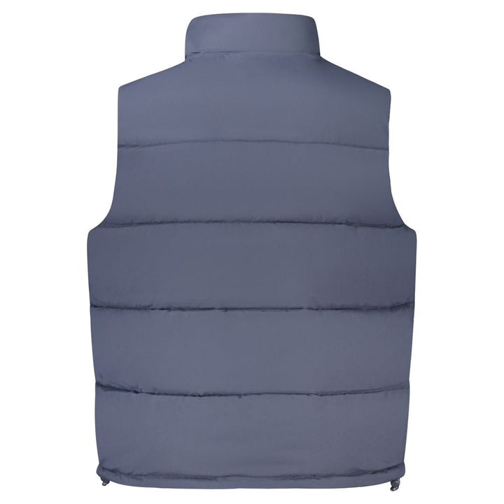 Men’s Guess Jeans Blu Polyester Sleeveless Jacket