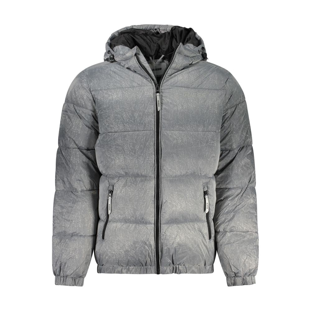Men’s Guess Jeans Gray Polyamide Jacket