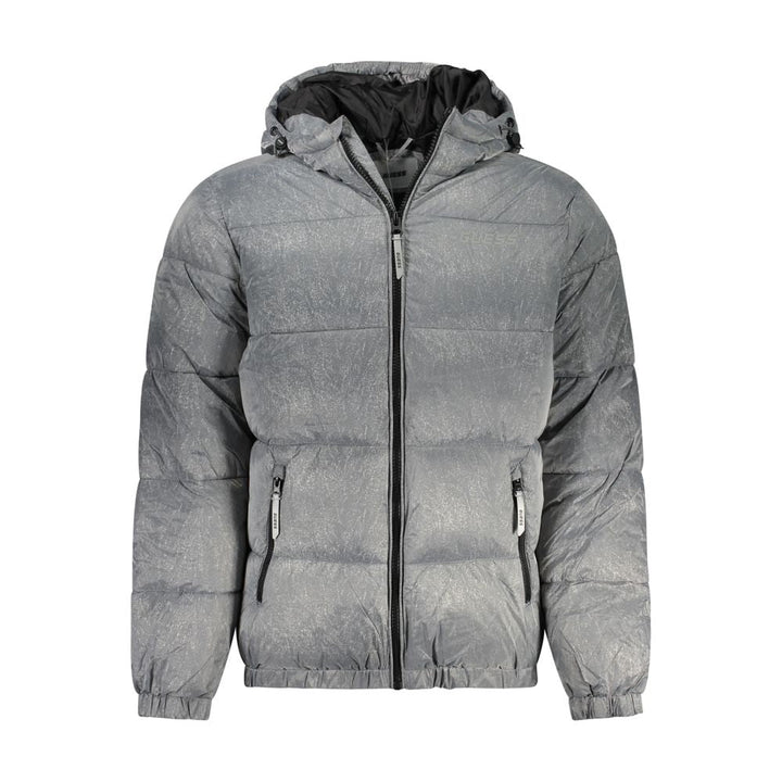 Men’s Guess Jeans Gray Polyamide Jacket