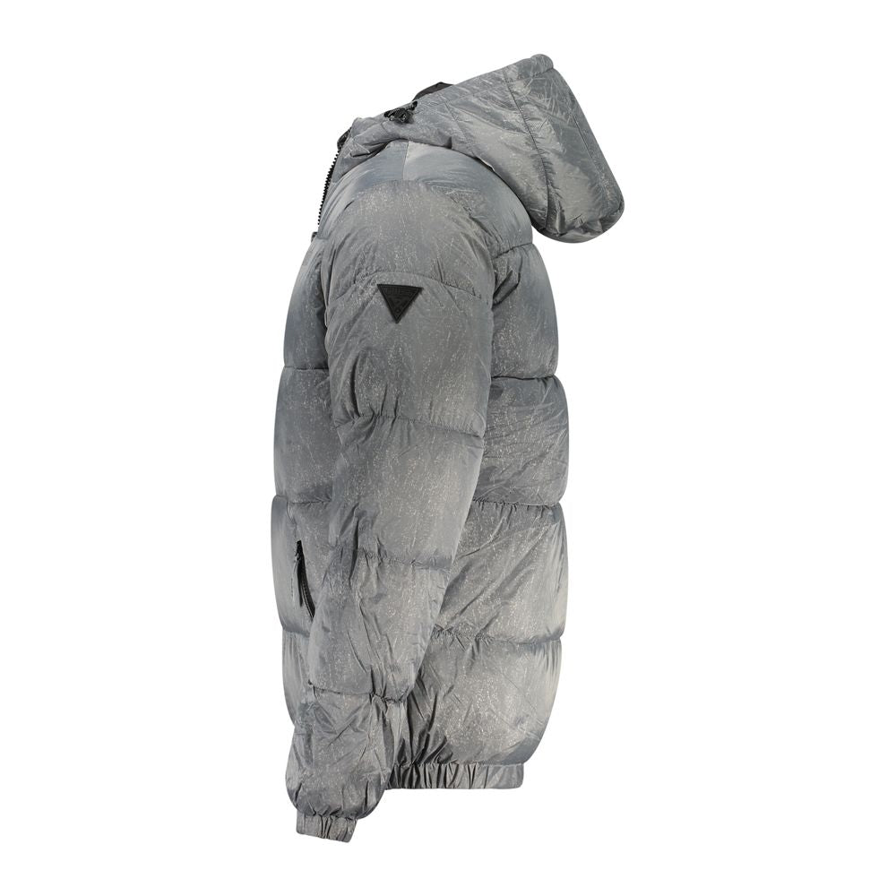 Men’s Guess Jeans Gray Polyamide Jacket