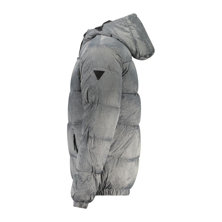 Men’s Guess Jeans Gray Polyamide Jacket