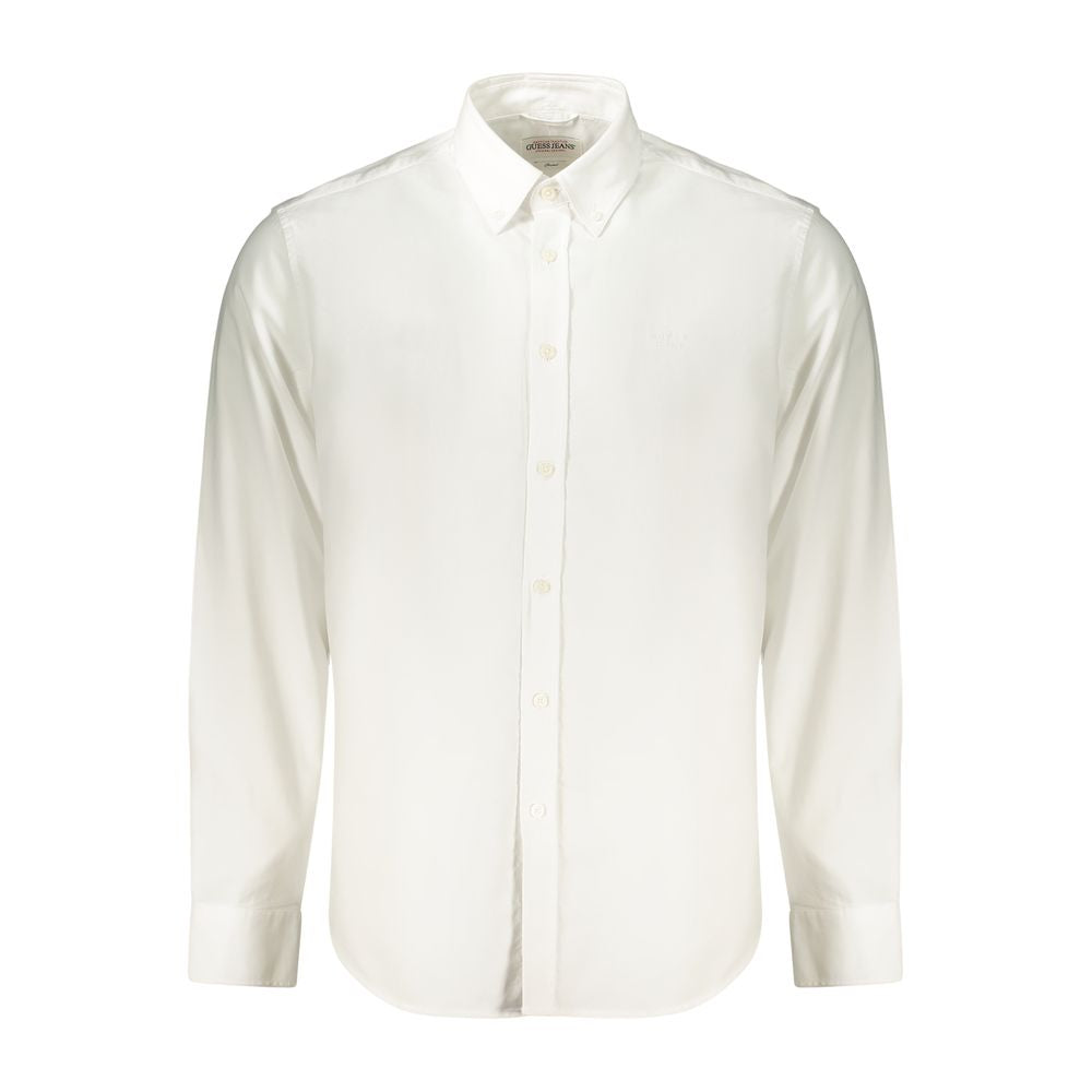 Guess Jeans White Cotton Men’s Shirt