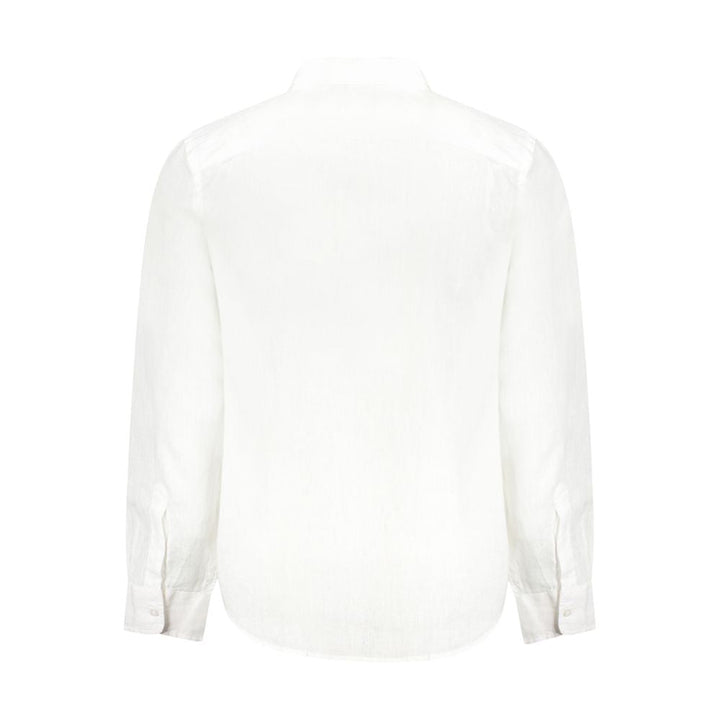 Men’s Guess Jeans White Linen Mens Shirt