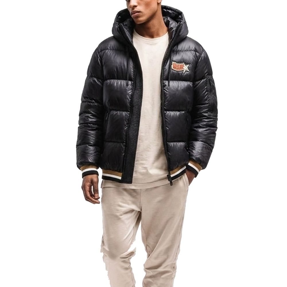 Men’s Herno Black Polyamide Bomber