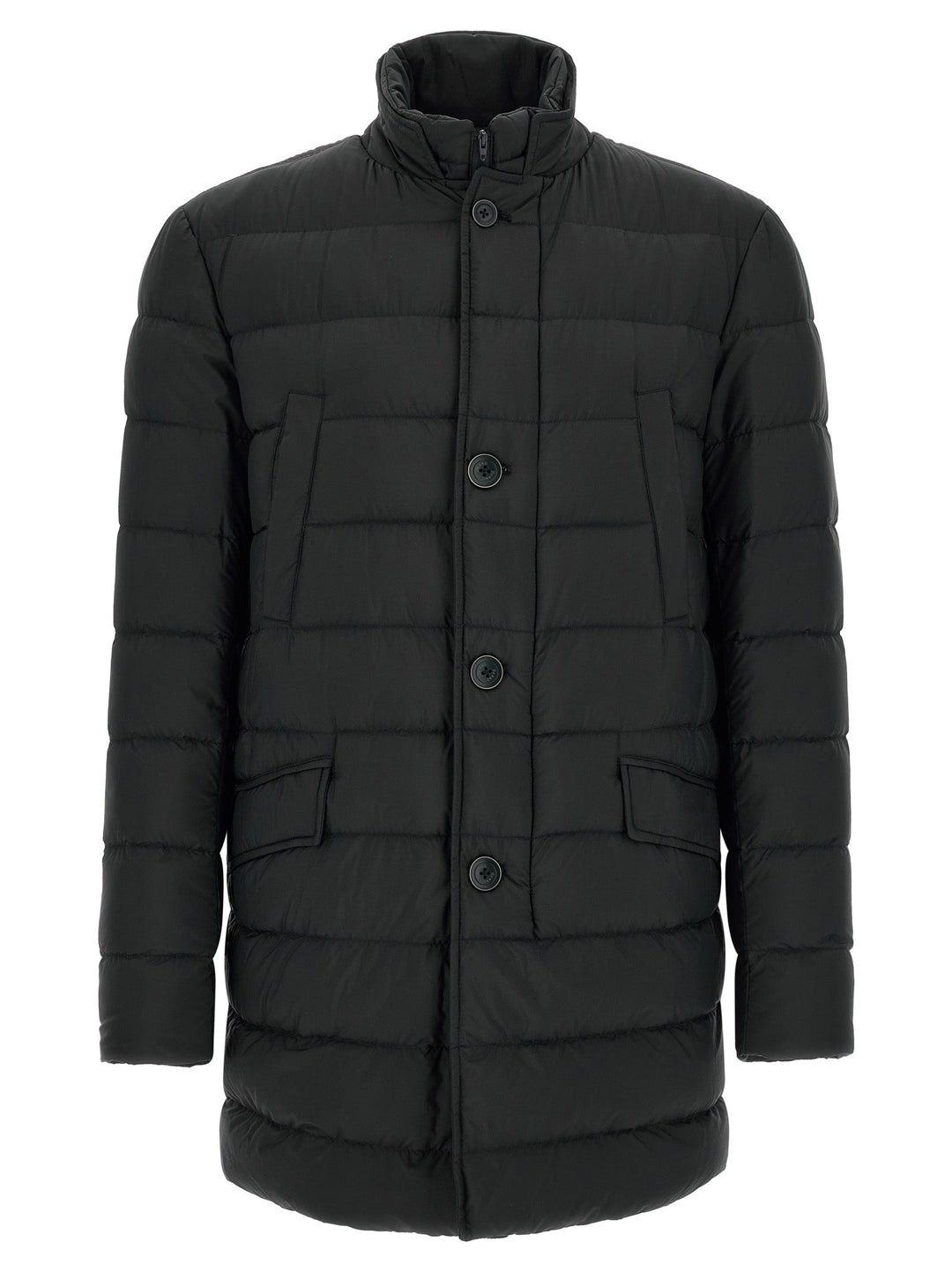 Men’s Herno Black Polyamide Full-length Jacket
