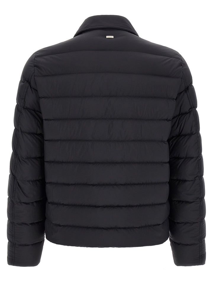 Men’s Herno Black Polyamide Full-length Jacket