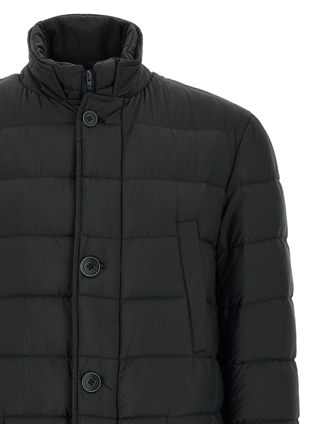 Men’s Herno Black Polyamide Full-length Jacket