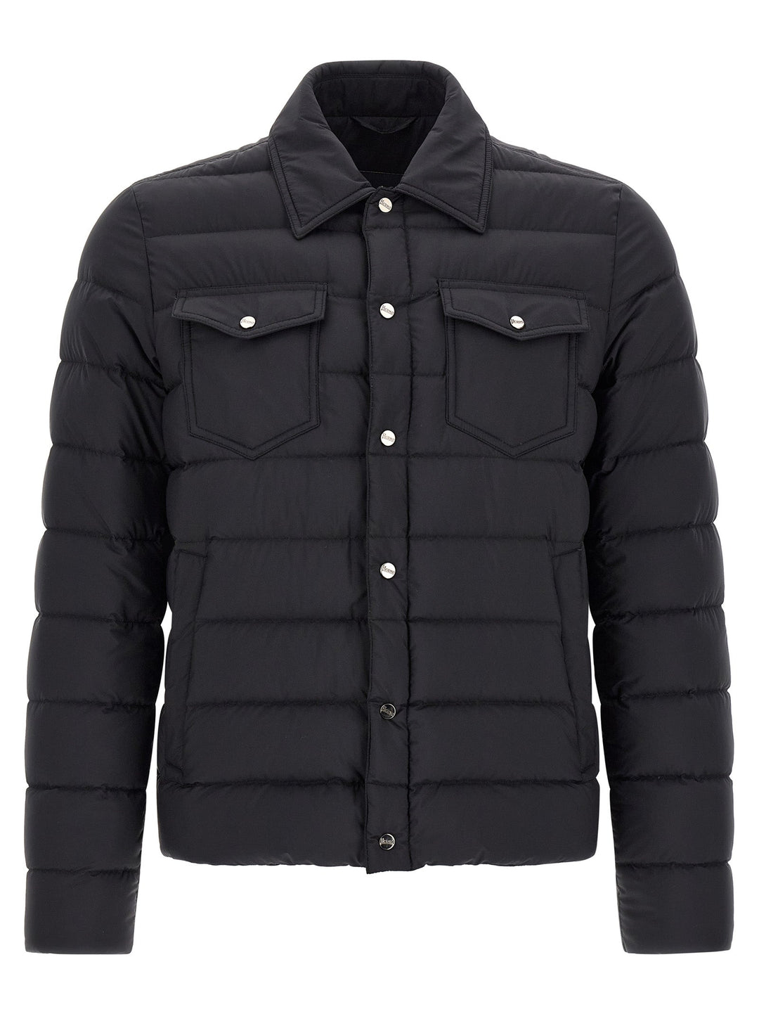 Men’s Herno Black Polyamide Full-length Jacket