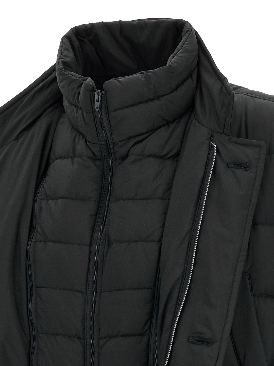 Men’s Herno Black Polyamide Full-length Jacket