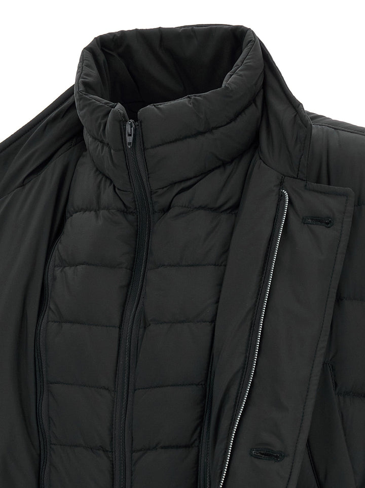 Men’s Herno Black Polyamide Full-length Jacket