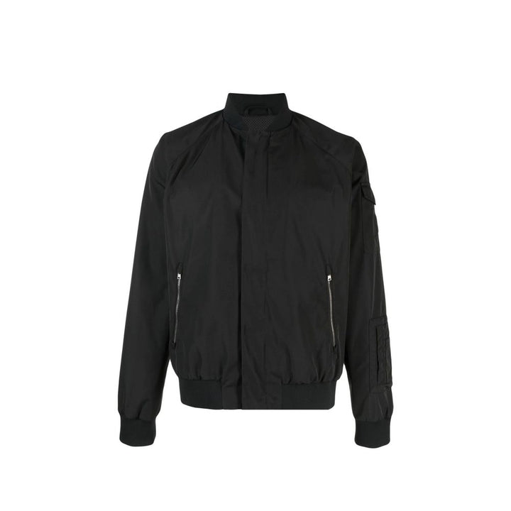 Men’s Herno Black Polyester Bomber