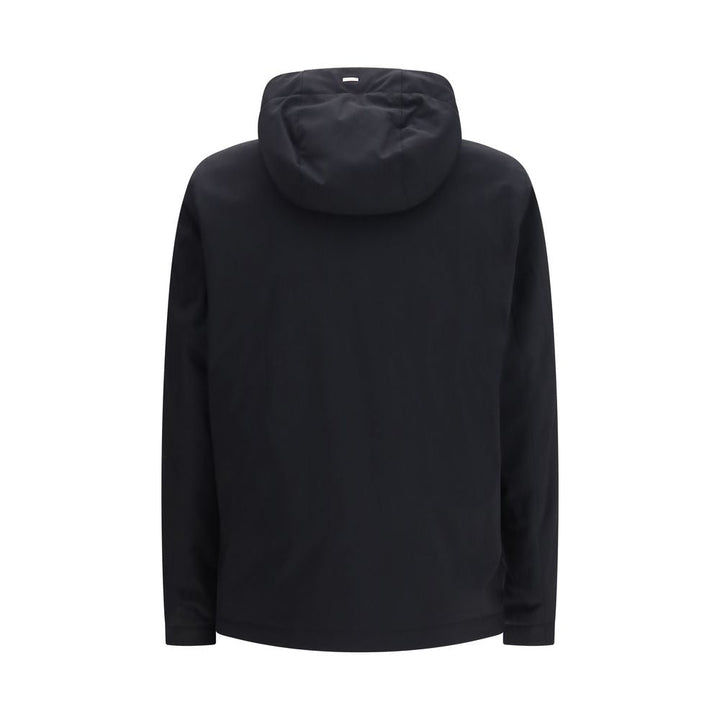 Men’s Herno Black Polyester Full-length Jacket