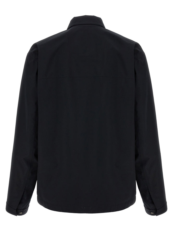 Men’s Herno Black Polyester Shell Jacket