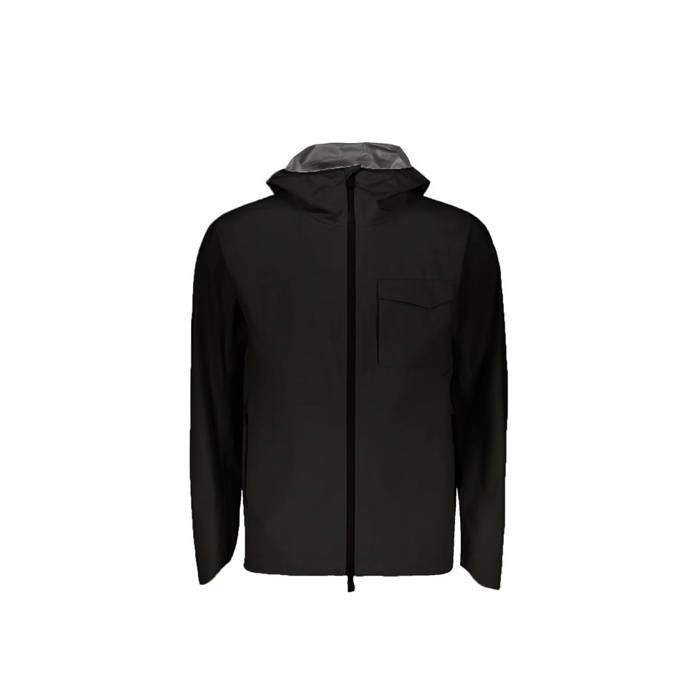 Men’s Herno Black Polyester Shell Jacket