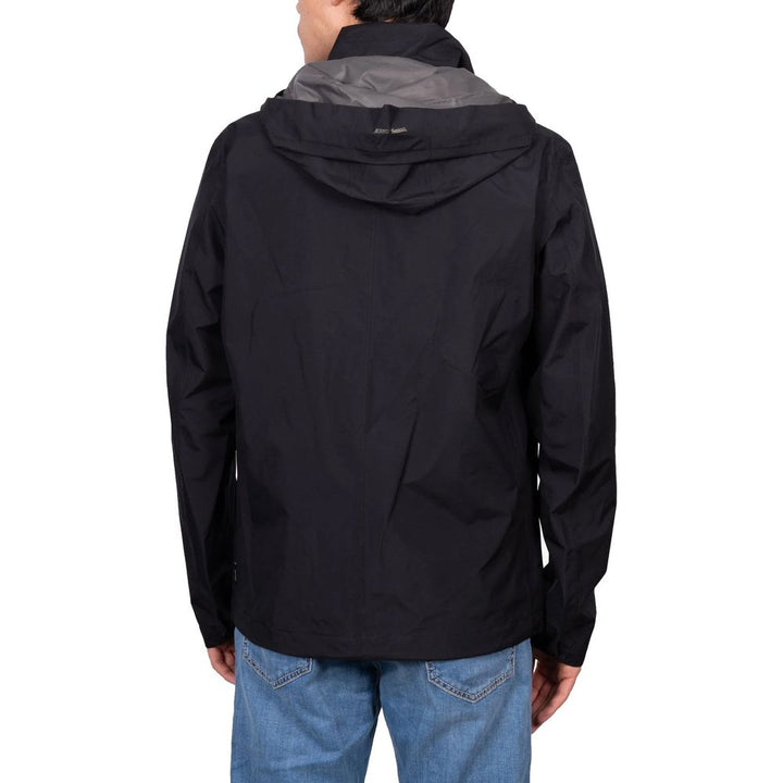 Men’s Herno Black Polyester Shell Jacket