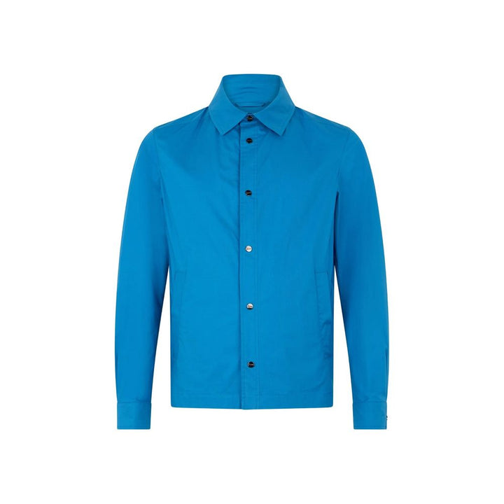 Men’s Herno Blue Cotton Shell Jacket