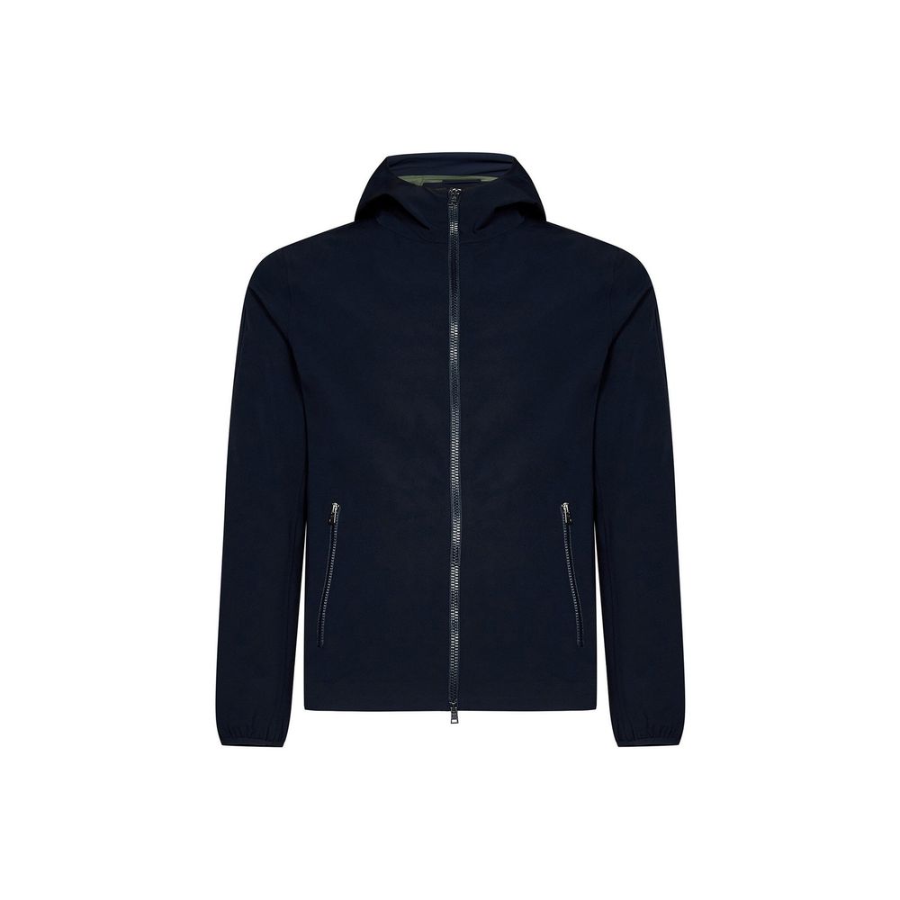 Men’s Herno Blue Elastane Shell Jacket