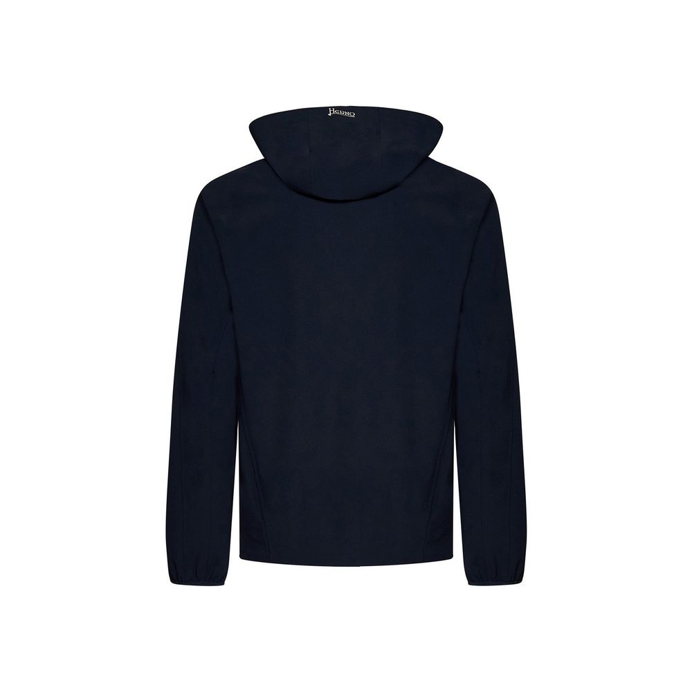 Men’s Herno Blue Elastane Shell Jacket