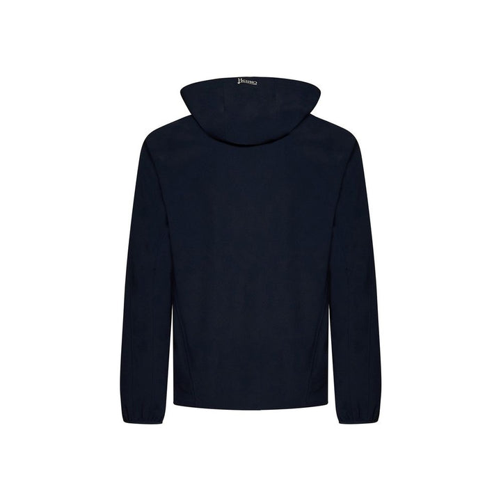 Men’s Herno Blue Elastane Shell Jacket