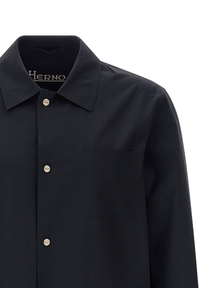 Men’s Herno Blue Polyamide Shell Jacket
