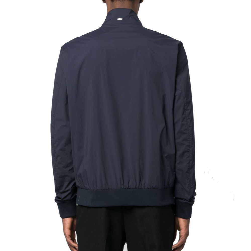 Men’s Herno Blue Polyester Bomber