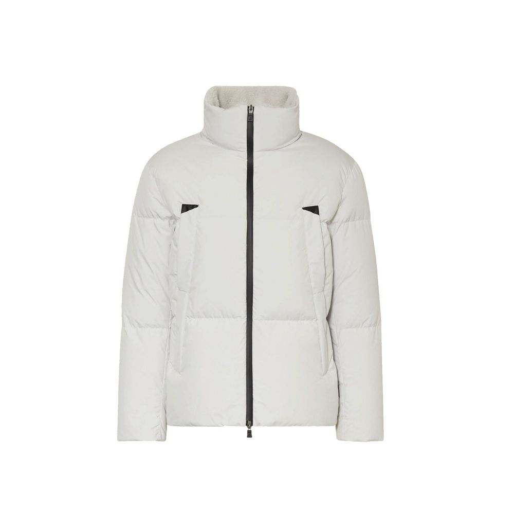 Men’s Herno Gray Polyester Shell Jacket